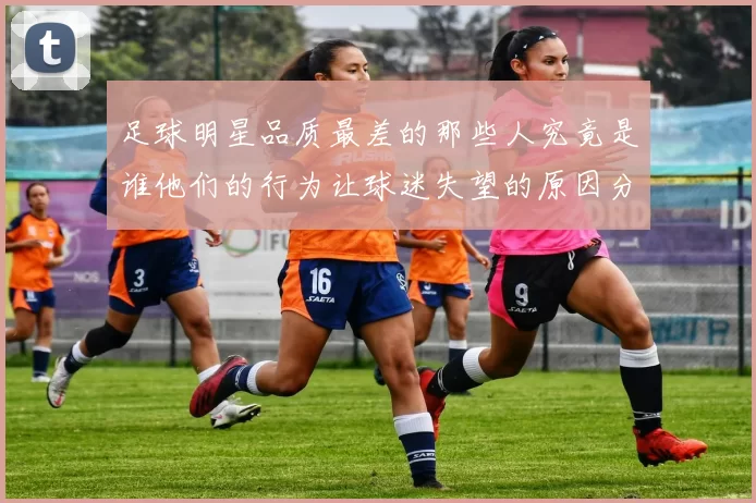 足球明星品质最差的那些人究竟是谁他们的行为让球迷失望的原因分析