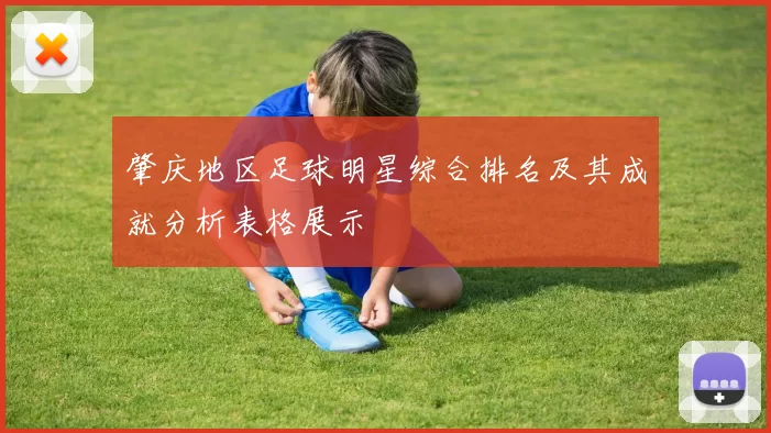 肇庆地区足球明星综合排名及其成就分析表格展示